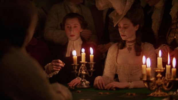 A still frame from the film Barry Lyndon