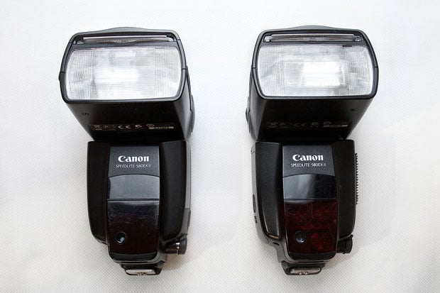 Comparison: Canon Speedlite 580EX vs. Canon Speedlite 580EX II review @