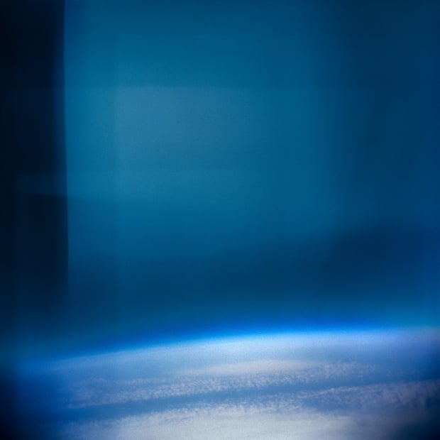 View of Earth from the Stratosphere with Holga plactic 'toy' camera.
