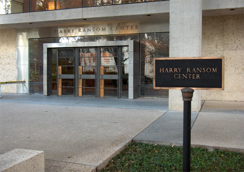 The Harry Ransom Center on the Univ. of Texas at Austin campus. Photo by the author.