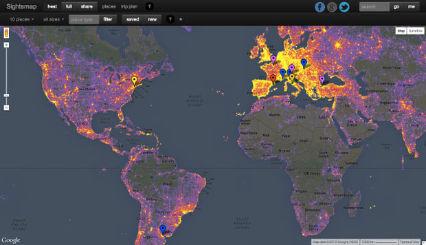 Google Maps Out the Most Photographed Places in the World - 620 x 356 jpeg 265kB