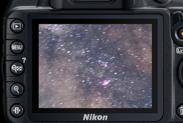 Use the magnify function on your camera’s image review to check for star trailing. Reduce your exposure time a little or use a wider angle lens to minimize the effect.