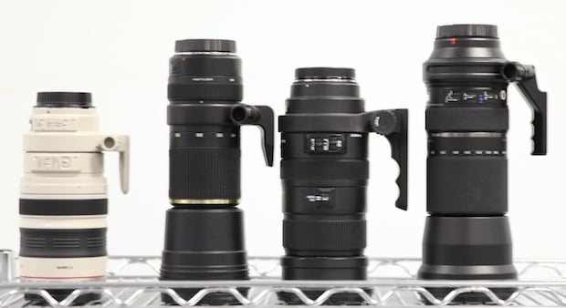 Left to right: Canon 100-400mm IS, Tamron 200-500mm, Sigma 50-500 OS, Tamron 150-600mm VC
