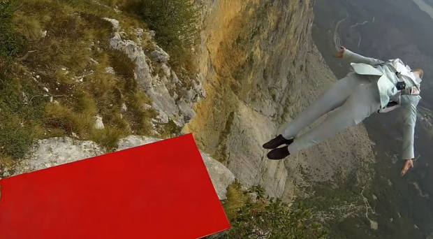 Base Jumping And High Fashion Meet In This Adrenaline Fueled Shoot