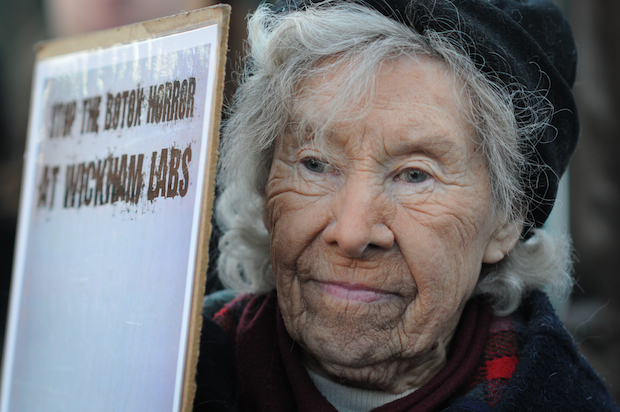 Vivisection Activist Helen Nelson - UK - Credit: Jo-Anne McArthur/We Animals