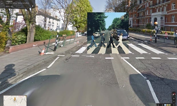 Classic Album Covers Overlaid Onto Their Current Day Environment In Street View Petapixel