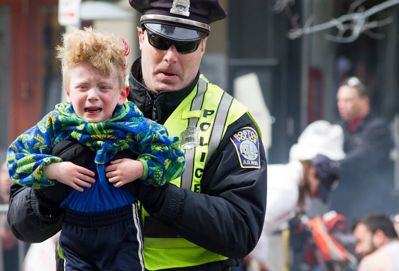 Pictured: Officer Thomas Barrett of the BPD. Read his story here.