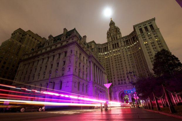 Manhattan Municipal Building - Hurricane Sandy