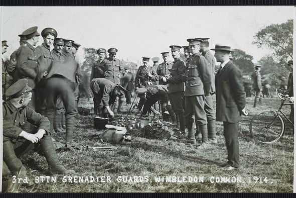 The 3rd Battalion Grenadier Guards prepare for war at the Wimble