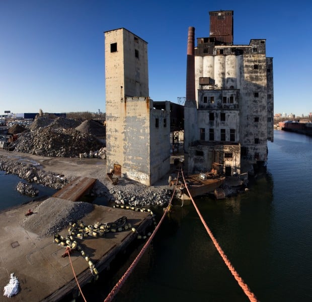 View from Loujaine concrete ship, Red Hook