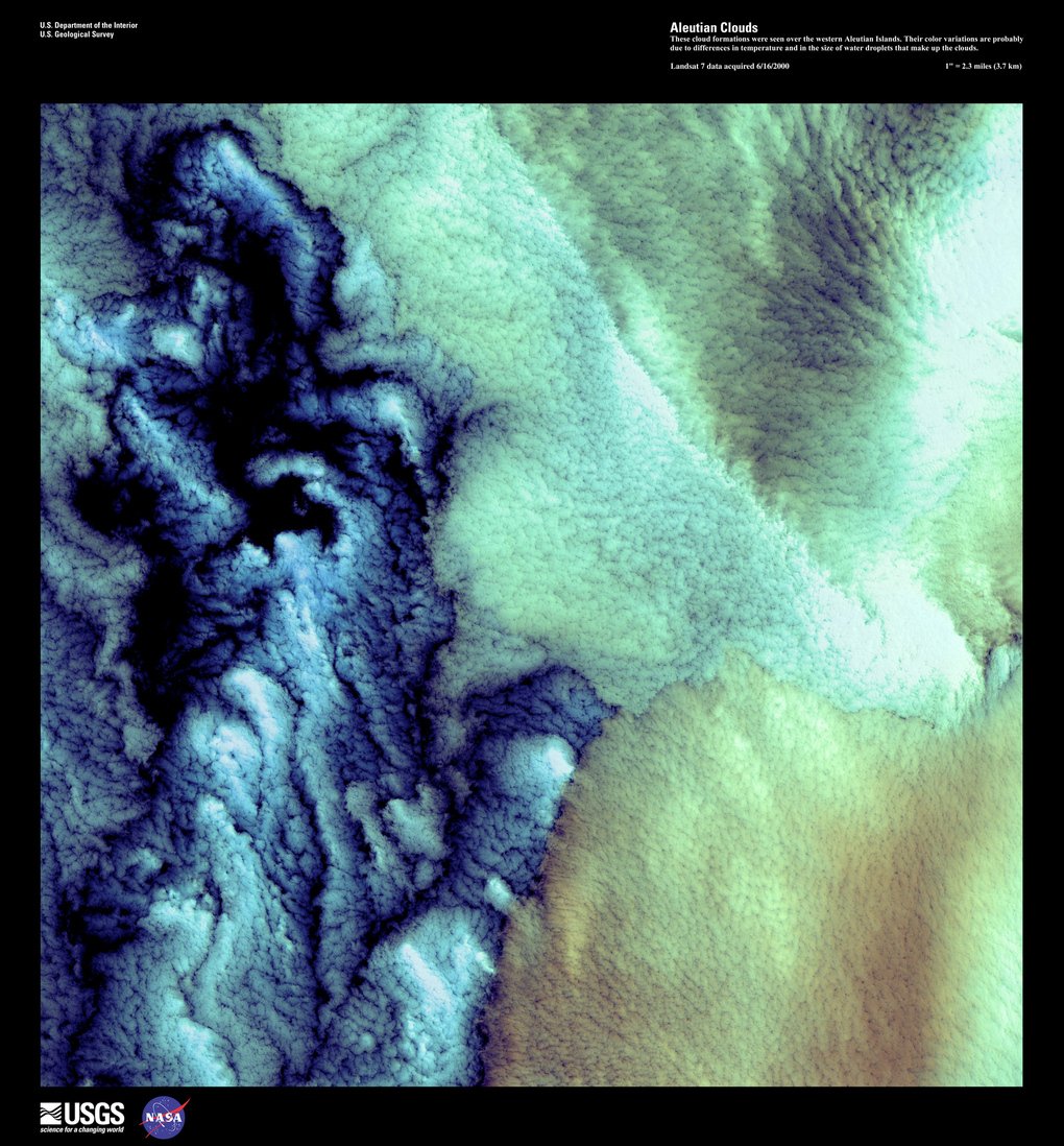 Aleutian Clouds, June 1st, 2000