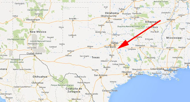 Where Ennis is located in the state of Texas.