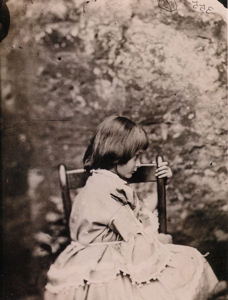 Portrait of Alice Liddell. 1858.