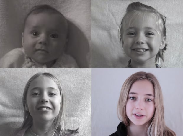 Dad Creates Time-Lapse Videos of His Children Growing Up