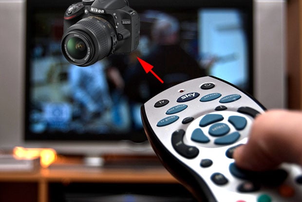 Use Your Tv Remote To Control Your Dslr When Viewing Photos On The Big Screen