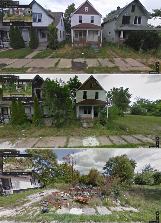 Tumblog Uses Google Street View to Show Detroit's Decline