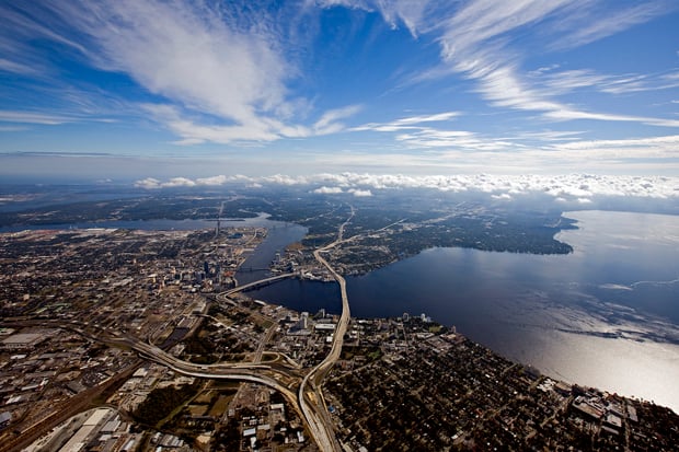 Jacksonville, FL -3000 ft. Aerial