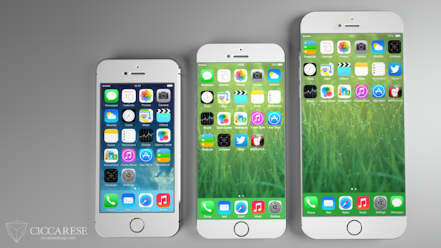 iPhone 6 Concepts by Ciccarese Design.