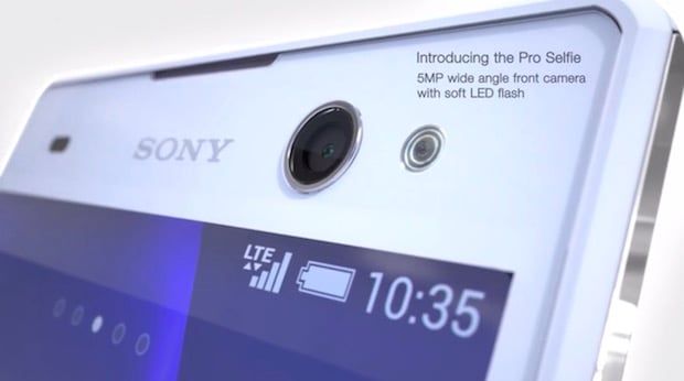 sony front flash mobile