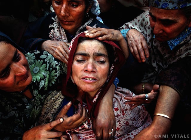Getting close and intimate with people requires time and understanding. Building relationships is the most important aspect of what we do.  This is an image of a mother being consoled by her family at her daughter's funeral, in Kashmir, India. I spent four years documenting this culture, and because I took time and built relationships, I was invited into people’s lives and was able to reveal the sometimes difficult, yet always intimate moments. 