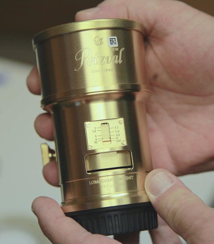 The new Petzval is quite a handsome bit of kit.