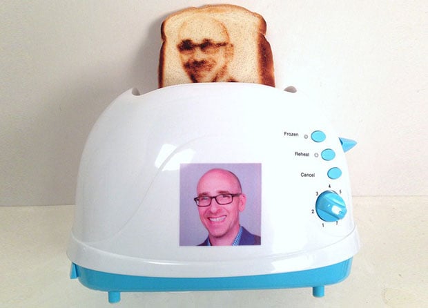 This Selfie Toaster Can Burn Your Portrait Onto Your Morning Toast ...