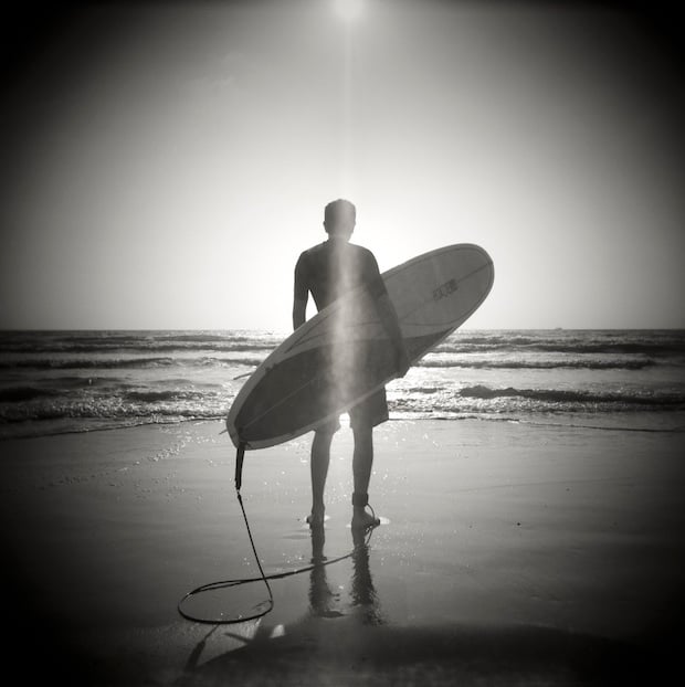 Lone Surfer, South Padre Island, 2005.