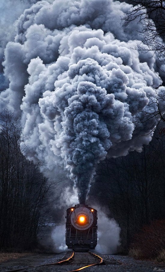 Self Taught Photographer Travels The Us Capturing Extraordinary Photos Of Steam Locomotives Petapixel