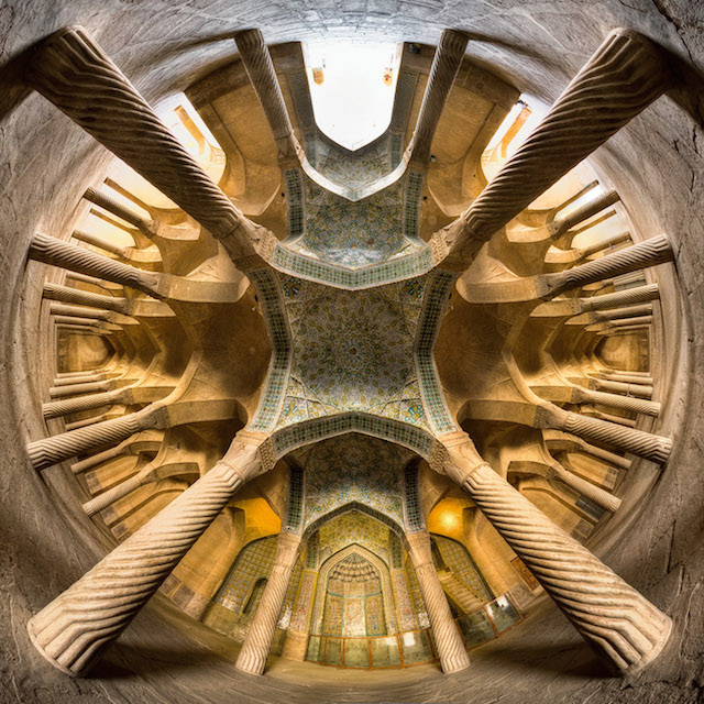 Vakil Mosque - Cieling