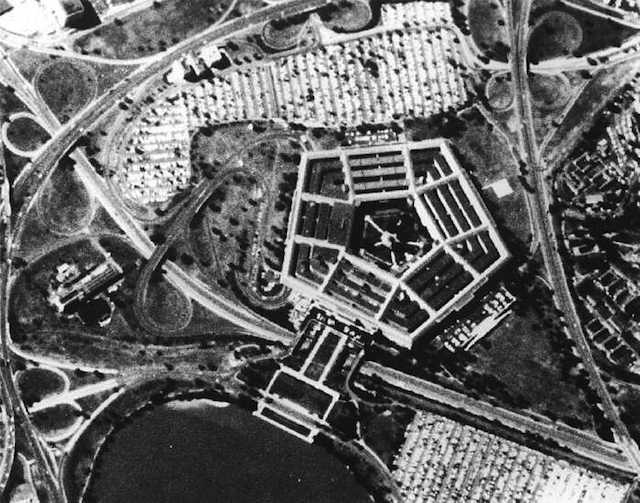 An image of the Pentagon, taken by one of these Corona satellites.