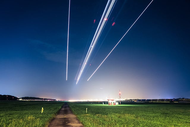 time lapse light photography