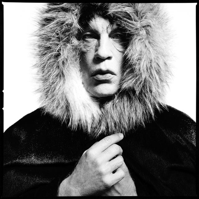 David Bailey / Mick Jagger "Fur Hood" (1964), 2014