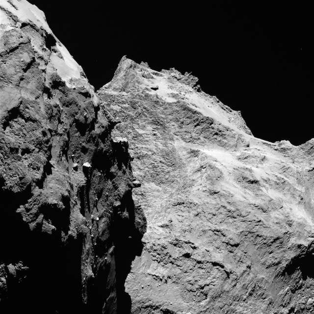 Original black and white photograph posted on ESA's Flickr page.