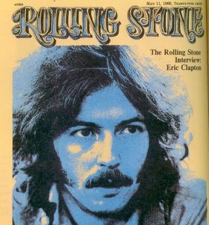 Linda's Rolling Stones cover photo of Eric Clapton (May 11, 1968).