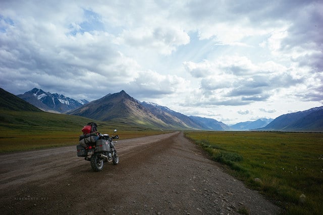 The Atigun Pass, the literal 'end of the road' on the North American Continent.