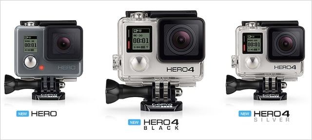 GoPro Goes 4K with HERO4 Black, Adds Touchscreen to HERO4 Silver