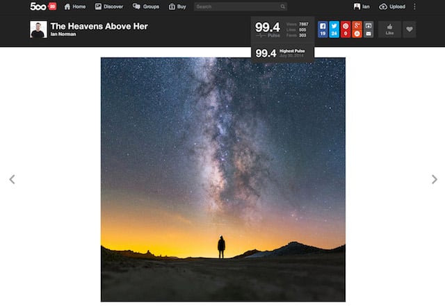 “Heavens Above Her” is one of my most popular images on 500px to date.