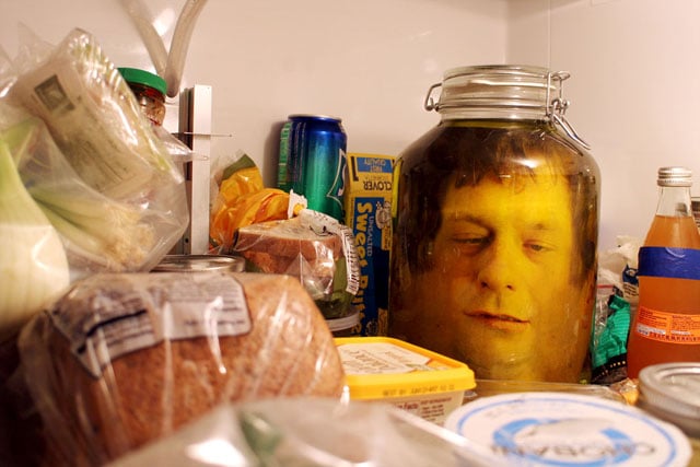 A Photograph Of Your Face In A Jar Makes For A Creepy Halloween Prank