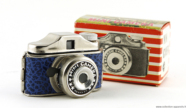The Hit Mini Camera, made in 1970. This camera is only about 2 inches wide.