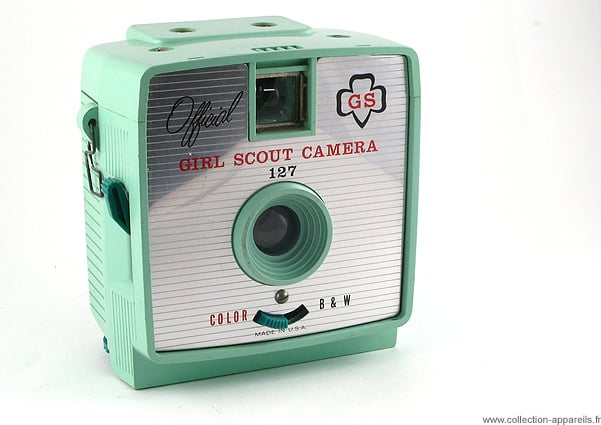 The Herbert George Official Girl Scout Camera, made in 1961