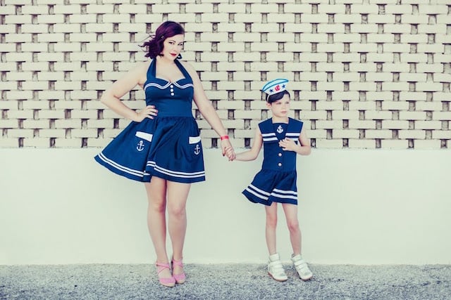 Kelly and Alice as Sailors