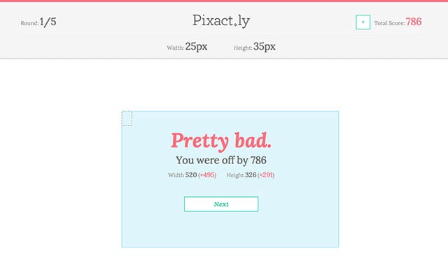 Pixact.ly: An Online Game That Lets You See How Well You Can Eyeball Pixel  Counts | PetaPixel