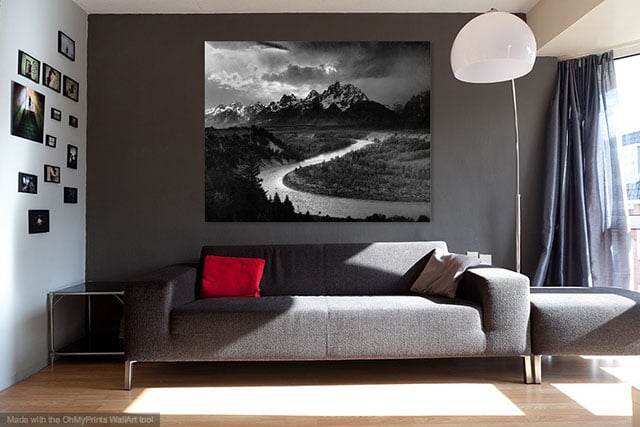 Download Wallapp Shows You What Your Photo Would Look As Wall Art In A Room PSD Mockup Templates