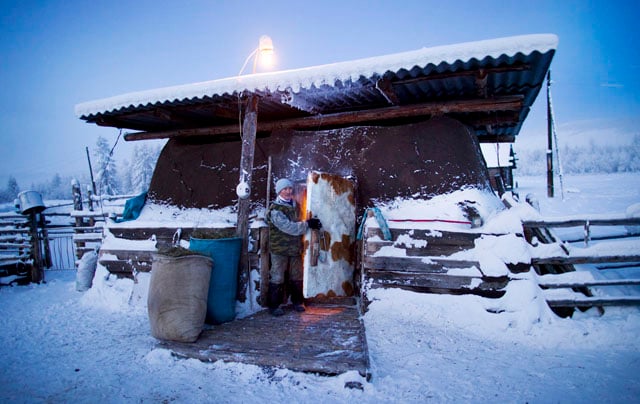 Photographs Of Oymyakon The Coldest Village On The Face Of The Earth