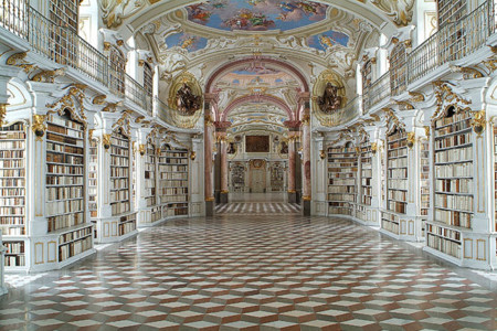 A Disney-Themed Photo Shoot in the World's Largest Monastery Library ...