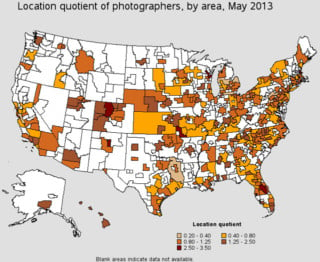 Maps Showing the Pro Photography Landscape in the United States | PetaPixel