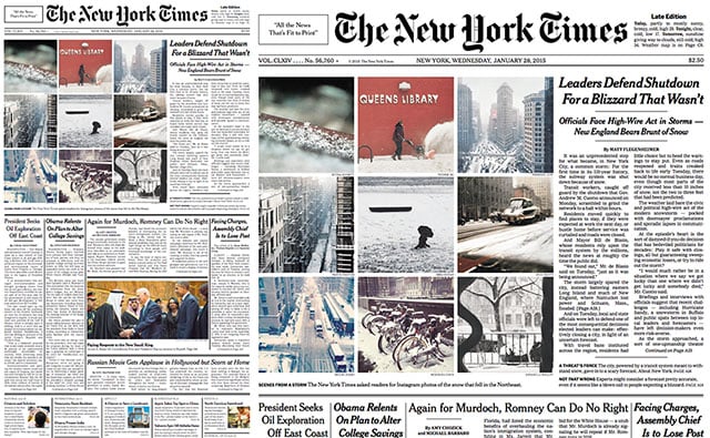 A Giant Picture of Snow Across the United States - The New York Times