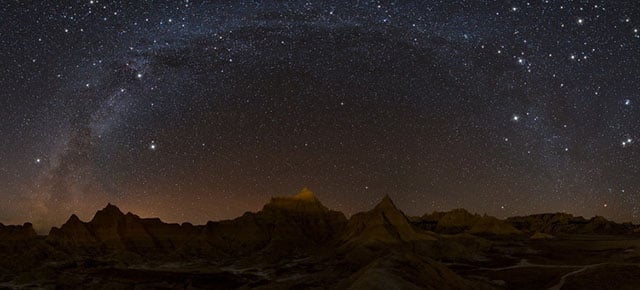 Badlands Milky Way Pano