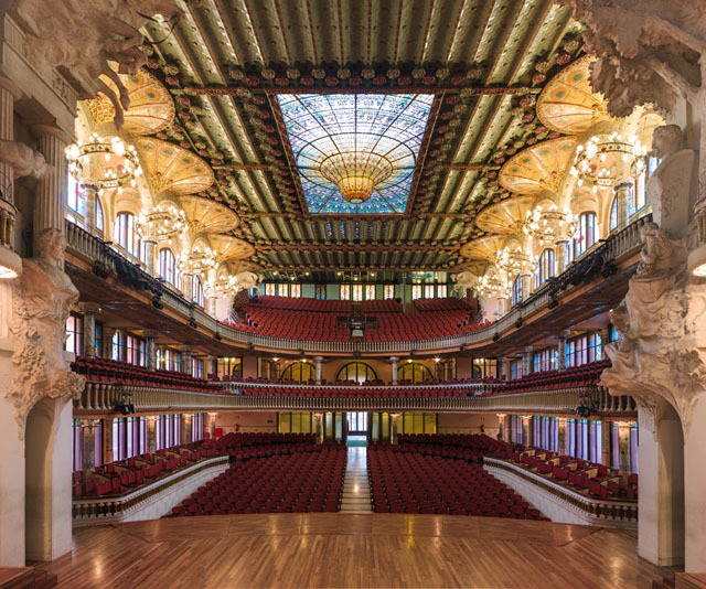 Palau Música Catalana in Barcelone