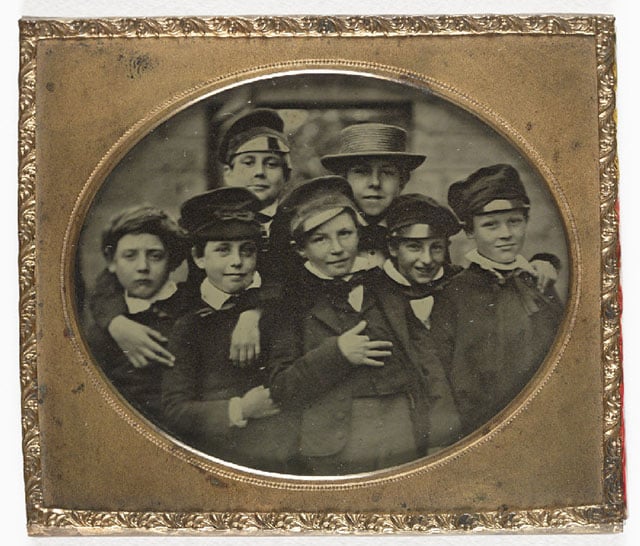 Ambrotype of a group of children, c. 1860 [#]